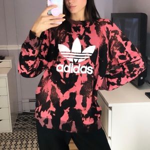 Tie dye Adidas Crewneck